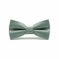 Nœud Papillon Soie Vert Sauge texturé