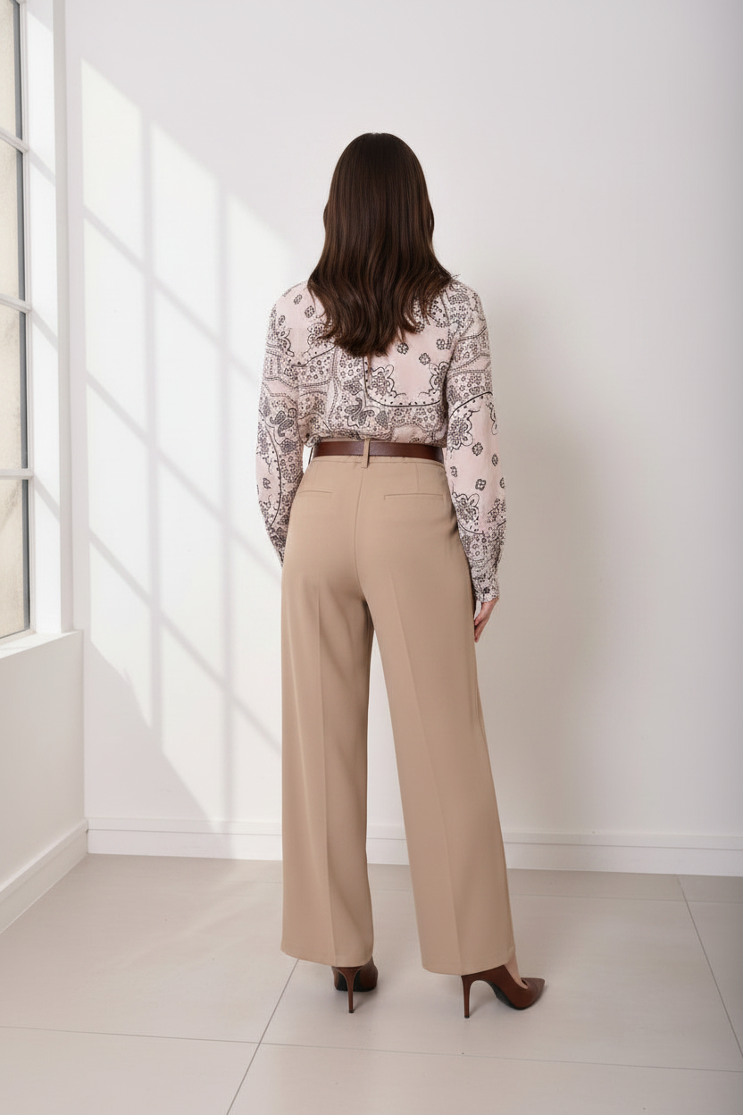 Pantalon Beige - Dos