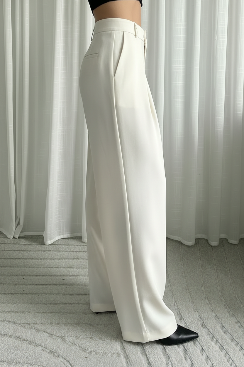 Pantalon Blanc Cassé – Côté