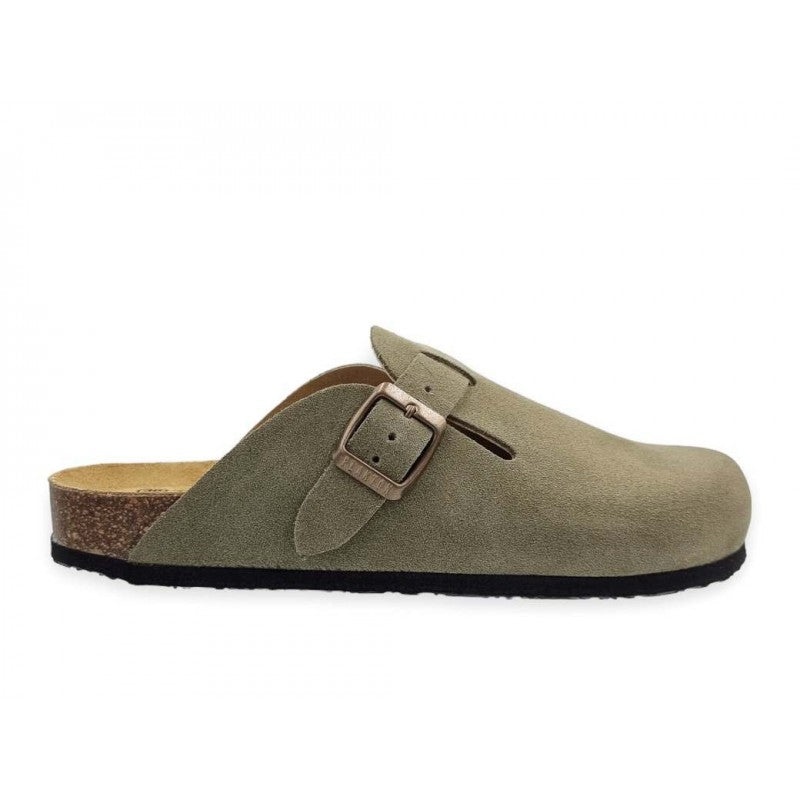 PLAKTON – Mules - light kaki homme femme