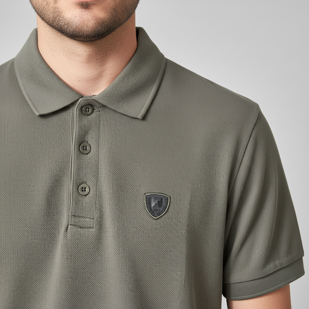 Polo Redskins – Détail logo