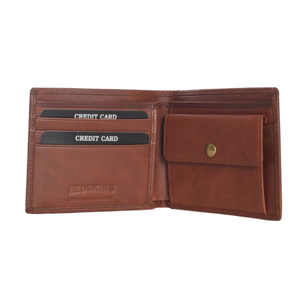 Portefeuille Redskins Jay Cuir Marron