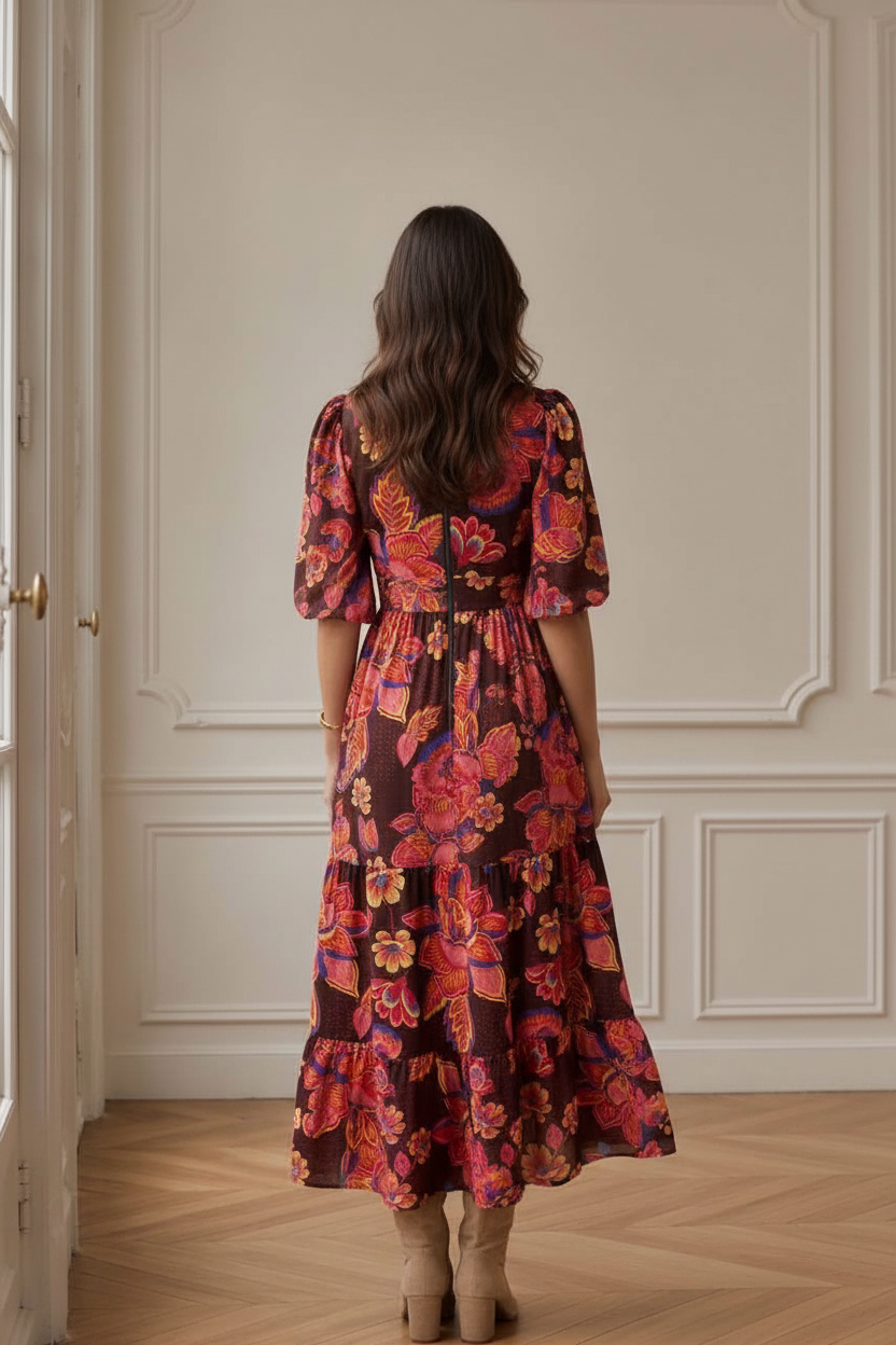 Robe Ycoo imprimé floral viscose