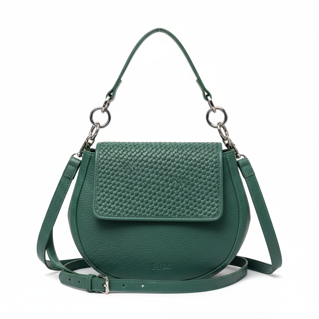 Sac Lea Toni AUGUSTINE vert avec bandoulière 