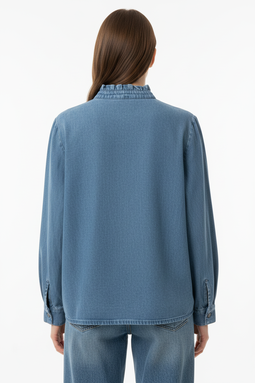 Vue de dos coupe droite